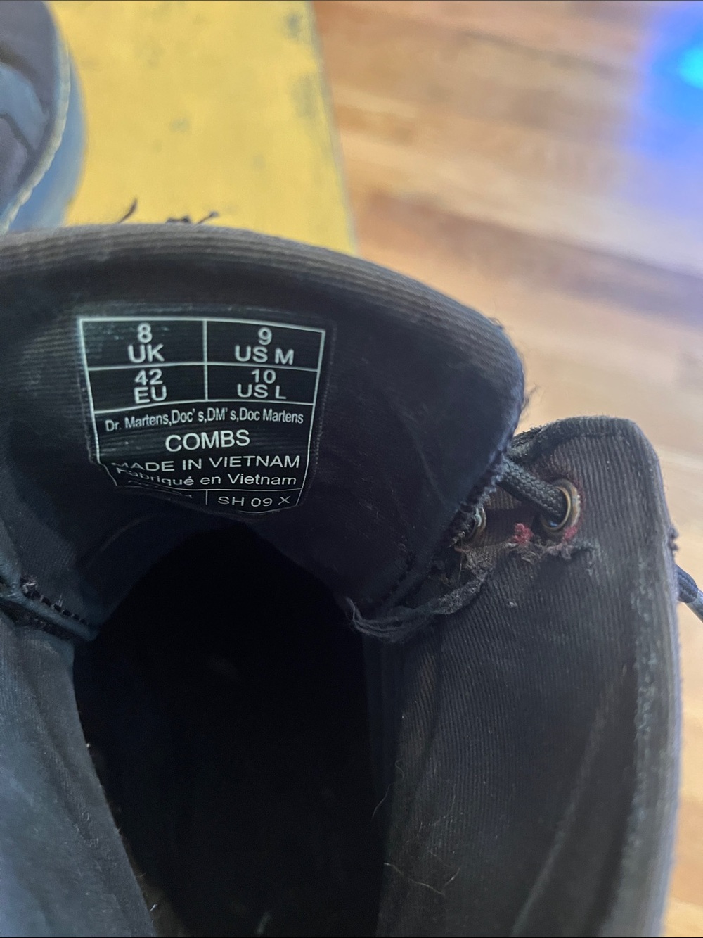 Dr. Martens Black Men's Lace-Up Tactical Boots - Picture 8 of 11